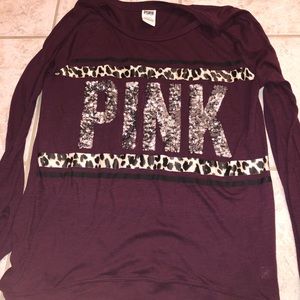 Pink long sleeve shirt